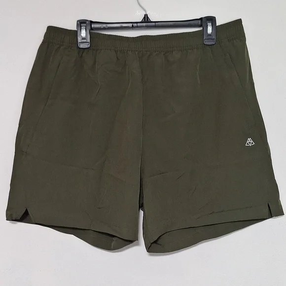 Haimont Workout Running Shorts 5" Inseam Green - Picture 4 of 11